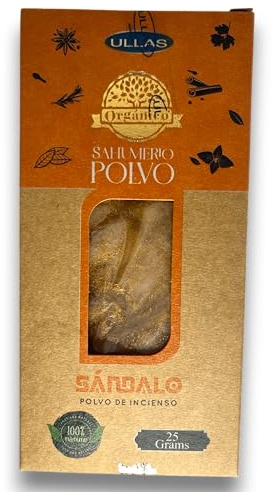 Incenso in polvere di sandalo ULLAS - 25 gr - HOSTENATURA