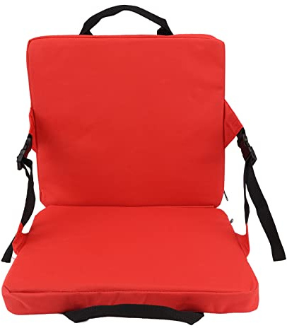Nurnesy Portable Stadium Seat Cushion | Lightweight Padded Seat Sports Events and Concerts Outdoor | Bleacher Cushion with Backrest Camping, Hiking, Fishing
