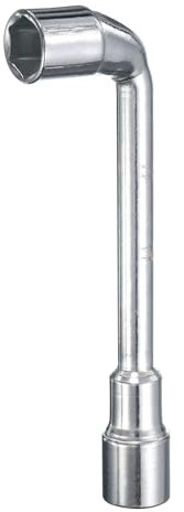QUARKZMAN Llave de Vaso Hexagonal en Forma de L de 17 mm de Acero 45# de Doble Extremo Métrico de 6 Puntos para Reparaciones Generales, Tuberías, Mantenimiento de Bicicletas y Automóviles
