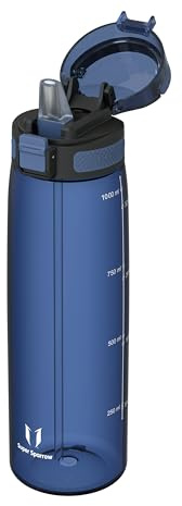 Sparrow Gourde avec Paille - Gourde Enfant - Tritan Bouteille d'eau | 500ml, 750ml, 1L, Étanche, Sans BPA, Lavable au lave-vaisselle, École, Sport, Enfant, Durable, Voyage, TouchSip