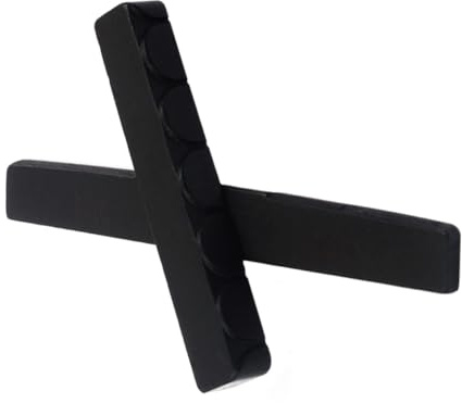 Ebenholz Gitarrensattel für 6-saitige Akustikgitarre Schwarz | 1 Satz, Steg und Einleger, Standardintonation und Standardleistung für Klassische Gitarre