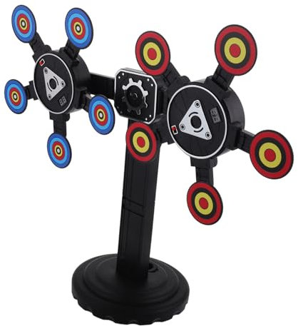 POPETPOP Elektronische Zielscheibe Für Junge Mädchen Rotierende Ziele Automatische Rücksetzfunktion Schießspielzeug Lichteffekten Indoor-Outdoor-spielgerät Geburtstagsgeschenk