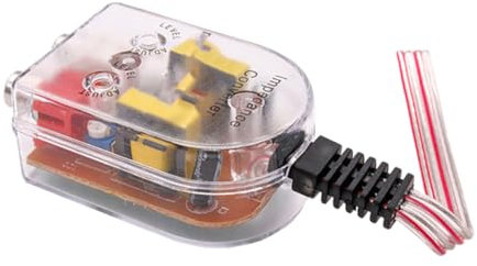 Lurrose 2pezzi Convertitore Audio Per Auto Ad e Bassa Frequenza Dispositivi Conversione Per Auto Adattatore Audio Realizzato Materiali e Durevole