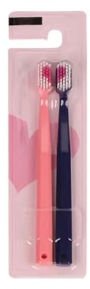 Spazzolino da denti manuale 1 paio di spazzolini da denti for coppie a forma di cuore, spazzolino morbido for denti, spazzolino nano for adulti, regalo di nozze for coppie. Spazzolino