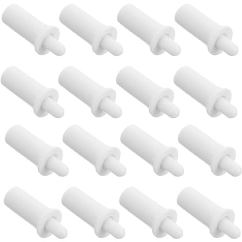 Anneome 50pcs White Nylon Plantation Shutter Pins Spring Loaded Fasteners Window Replacement Repair Pins for Blind Slat Repairs and Shutter Maintenance