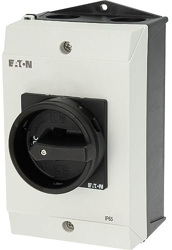 Eaton T3 Trennschalter 6-polig 32A SMD Schwarz IP 65 15kW 690V 3-phasig Moeller 1 Öffner / 1 Schließer
