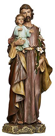 Roman Joseph's Studio 10 St. Joseph with Child Jesus Statue, Religious Catholic Home Décor Figurine