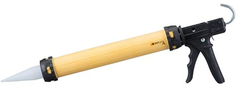 Dripless ETS6000 Industrial Grade Composite Barrel Sausage Caulking Gun, 10-20 oz. Sausage Pack Capacity, 18:1 Ratio