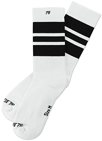 Spirit of 76 Herren & Damen Retro Socken mit Streifen
