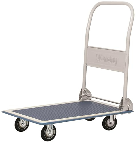 Safe Tool WONDAY Chariot Pliable en Acier Charge maximale 150 kg - Plateforme 73x47cm