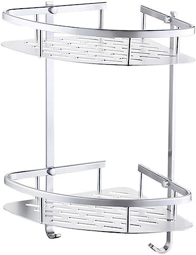 KanDuo Bathroom Shower Shelf Organizer Wall Mounted,Triangle Shower Corner Bathroom Shelf Storage Basket Holder Aluminum Caddy Rack Etagere Tipi Salle De Bain Murale Douche