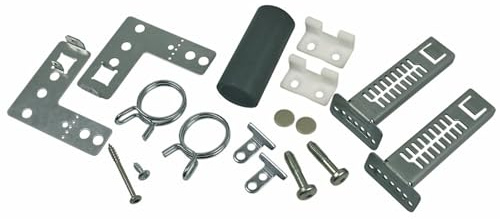 LUTH Premium Profi Parts Kit de montage de porte compatible avec Bosch 00165737 pour porte de meuble décorative façade en bois sur lave-vaisselle