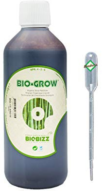 BioBizz Bio Grow 10 Litri - Concime Naturale Grow Coltivazione Indoor Pomodori Liquidi Orchidee Bonsai Bio Organic NPK