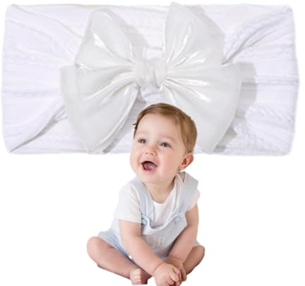 Baby Pannband, Baby Pannband Rosett | Stretchigt pannband med knutbåge hårband | Stretchigt pannband med rosetter, mjuka hårband med rosett för nyfödda småbarn