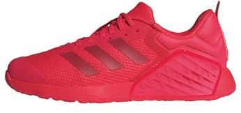 Adidas Dropset 3 Sneaker da Allenamento, Unisex, 37, Rosso Lucido Rosso Lucido Rosso Lucido, 46 EU