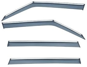 DYKGYLYS Windabweiser Set, für Skoda YETI 2009-2017(Overseas Version) Windabweiser aus rostfreiem Stahl in hervorragender Qualität
