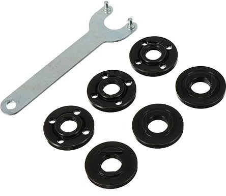 ANDRESLAD Ergonomic Design Angle Spanner Carbon Steel Flange Nut Kit for Grinder