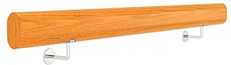 Pasamanos de madera para niños mayores, barandilla de escalera para interiores y exteriores, barandilla de seguridad sólida antideslizante, barandilla de madera para loft, barandilla de madera (110