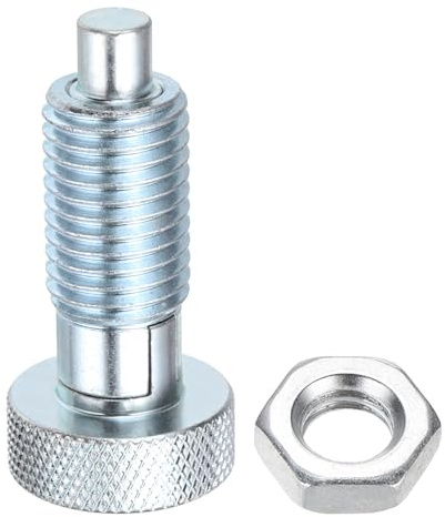 QUARKZMAN Federplunger M16x1,5 Gewindegröße Stift-Durchmesser 3mm Einziehbare Schnellspannstifte aus Kohlenstoffstahl Verriegelungstyp Indexplunger für Industrieanlagen