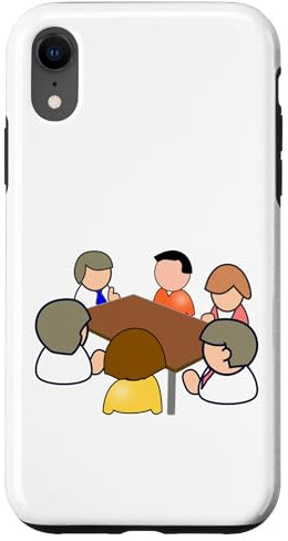 Meeting in The Conference Room Boardroom Meeting Office Case for iPhone XR