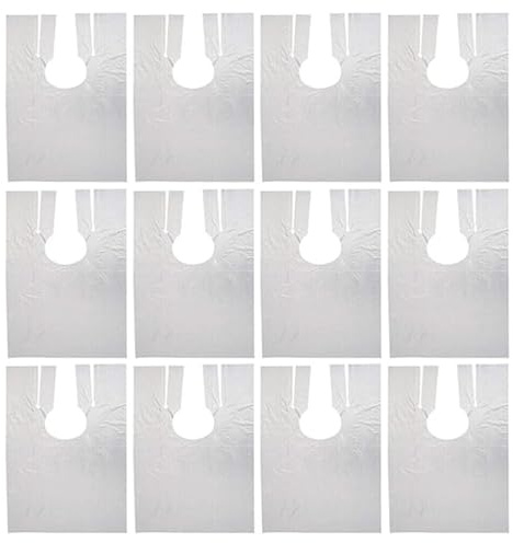 100Pcs Disposable Hairdressing Cape Hair Capes Plastic Waterproof Salon Barber Hair Cutting Shoulder Capes for Salon DIY and Home Use Adults Children 60×90cm