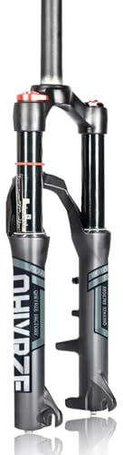 QHIYRZE Forcella Ammortizzata Mountain Bike 20/24'' Studenti Adolescenti Forcella MTB Corsa 120mm 9x100mm QR Freno A Disco 1-1/8 Diritta Forcella Anteriore Bici Leggera Ponte Ad Arco Rovesciato(24'')