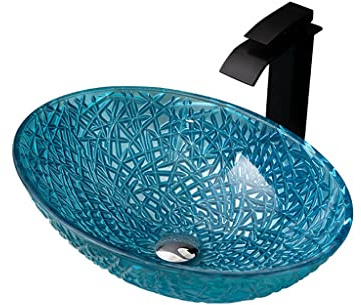 Lavabo da Appoggio Lavandino controcette in vetro temperato for bagno lavandino in del da Lavabi a Ciotola