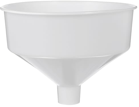 HEALEEP Embudo Gigante Multiusos de Plástico para Cocina, Capacidad Grande para Llenar Botellas, Resistente y Práctico para Aceite, Vino y Líquidos Domésticos, 1 Unidad