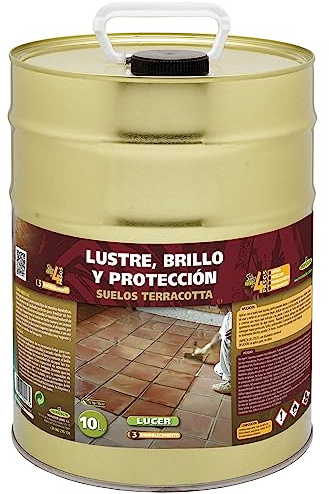 MONESTIR LUCER LUSTRE Y PROTECCION para suelos de terracotta o barro ACABADO BRILLO 10L MONESTIR
