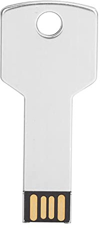 ASHATA Unidad Flash USB con Forma de Llave, Unidad Flash Plateada de 8 GB a 64 GB, Disco de expansión Memory Stick, para Uso en computadora(8GB)