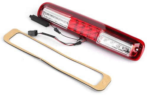 LED-bromsljus LED högt monterat tredje bromsljus Bakljus Backljus Kromhus Klar lins Passar för 1500/2500/3500 99-06(Red White)