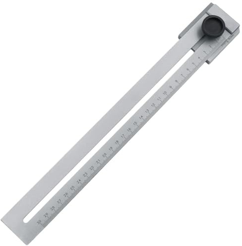 Medidor de marcado de precisión, calibre de trazado de acero inoxidable de 0-300 mm, herramientas de medición para carpintería