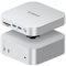 ORICO Mac Mini M4 Dock, MiniLink USB Hub Compatible for Mac Mini M4 2024, 9-in-1 Aluminum Dock with SSD Enclosure for NVME/SATA M.2, USB A 10Gbps, 3.0 SD/TF Card Readers, 3.5mm Audio Jack