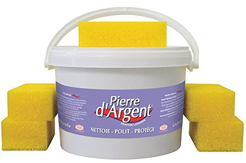 Pierre d'Argent Lavande 4kg - Pierre blanche naturelle de nettoyage Parfum Lavande