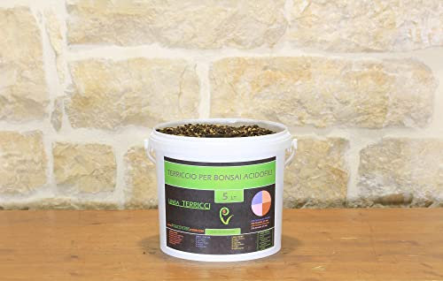 Terreau prêt à l'emploi pour bonsaï acidophile - Paquet de 5 litres.