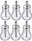 Westmark Zuccheriera, 6 pezzi, Capacità: 250 ml l'uno, Vetro/Acciaio inox, Berlin, 653422E2