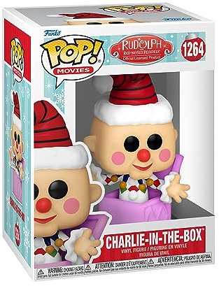 Funko POP! Movies: Rudolph - Misfit Elephant - Charlie In the Box - Rudolph the Red-Nosed Reindeer - Collectable Vinyl Figure - Gift Idea - Official Merchandise - Toys for Kids & Adults - Movies Fans