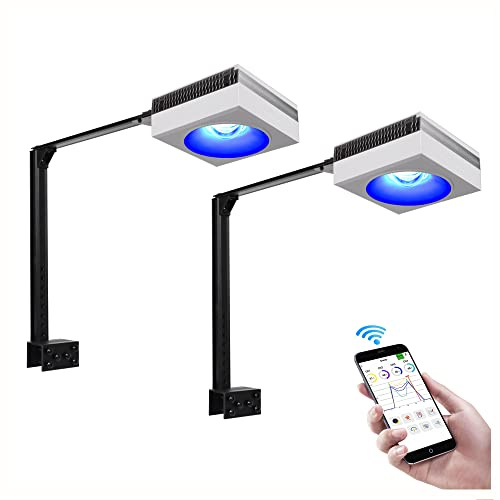 PopBloom RL90 marino illuminazione led acquario marino 80-120cm acqua salata, lampada led per acquario marine SPS LPS