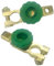 Gentpovth 2 piezas Interruptor de Desconexión de Batería 12V/24V, Enlace Interruptor Aislador, Batería de Coche Aleación de Zinc Desconectador de Bateria, para Cabezal de Batería de 15-17 mm