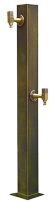 Colonna D'Acqua Da Giardino, Fontana Da Giardino Acciaio Inox, Colonna Per Rubinetto Da Esterno, Supporto Per Tubo Dell'acqua Idrante Antigelo, Adatto Per Giardini, Cortili, Allevamenti(65cm/25.6in)