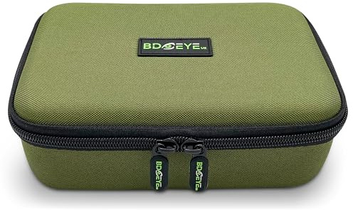 BD EYE UK fiskeväska enkel axel hav fiskeutrustning väskor tackel förvaring karp fiske kamouflage utomhus handbagage låda vandring resepaket medium, grön, fiskeväska