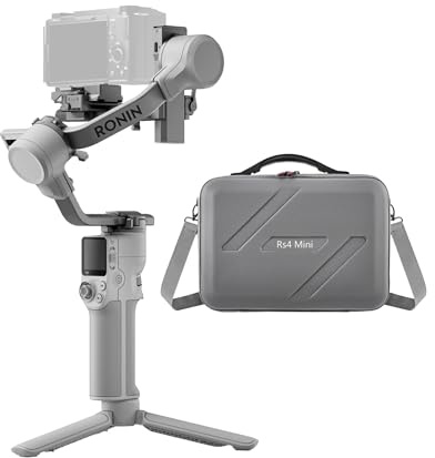 Dji RS 4 Mini stabilizzatore cardanico per fotocamere Bundle | Auto Axis Lock, (2 articoli)