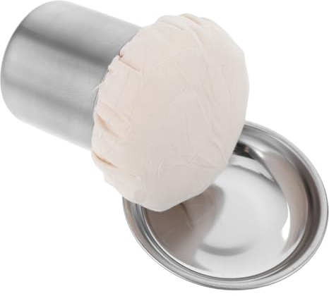 ULTECHNOVO Brosse À Huile en Acier Inoxydable 9.5X9X9 Cm Essuie-Huile Pratique pour Cuisine Et Barbecue Répartition Uniforme pour Crêpes Et Grillades