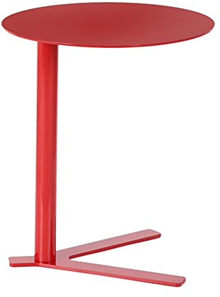 Small Round Bar Table, Modern Round Pub Table, Height Metal Bar Table for Indoor and Outdoor, Laptop Snack Coffee Tables, Rus Board