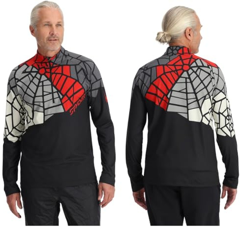 Spyder Vital 1/2 Zip Herren Skirolli Funktionsshirt 38A014411 BLK1