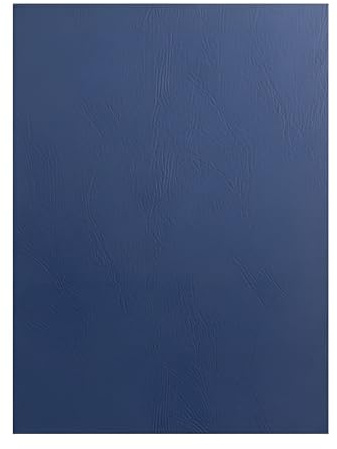 Noti Premium A4 Royal Blue Card 270gsm, Leathergrain Comb Binding Cover, Cardstock for Crafting, Card Making, Scrapbooking (Pack of 100)