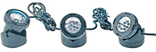 Heissner Teichlicht 3er Spot LED Gartenlicht Beleuchtung