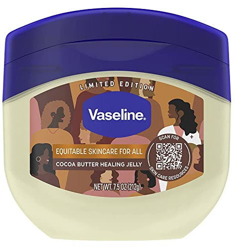 Vaseline Rich Conditioning Petroleum Jelly Cocoa Butter, 7.5 Ounces