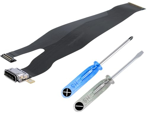 MMOBIEL Ladebuchse Kompatibel mit Huawei P20 Pro 2018 - Dock Connector USB C - Audio Jack/Mikrofon/Antenne Ersatz - Inkl. Schraubenzieher