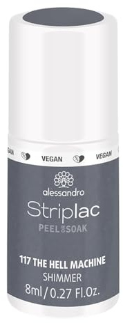 alessandro Striplac UV-Nagellack The Hell Machine – Schonend und langanhaltend – Einfache Entfernung dank Peel-Off-Technologie – Vegan und tierversuchsfrei – 8 ml